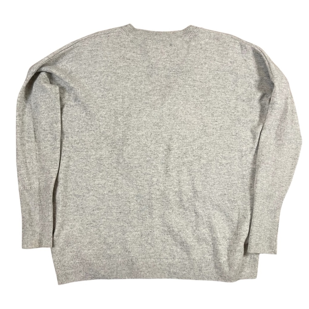 J. Crew Light Gray Soft Light Weight Layering Cas… - image 6